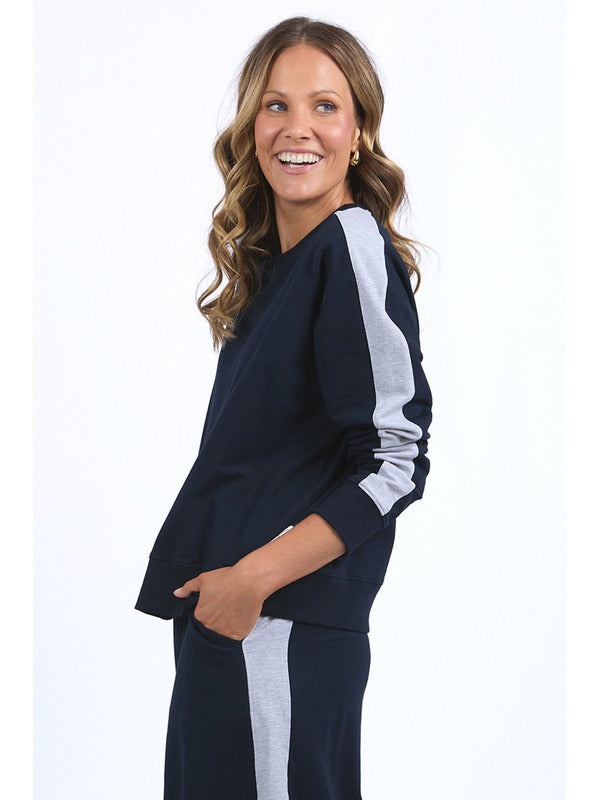 Sloane Fleece Skirt Navy