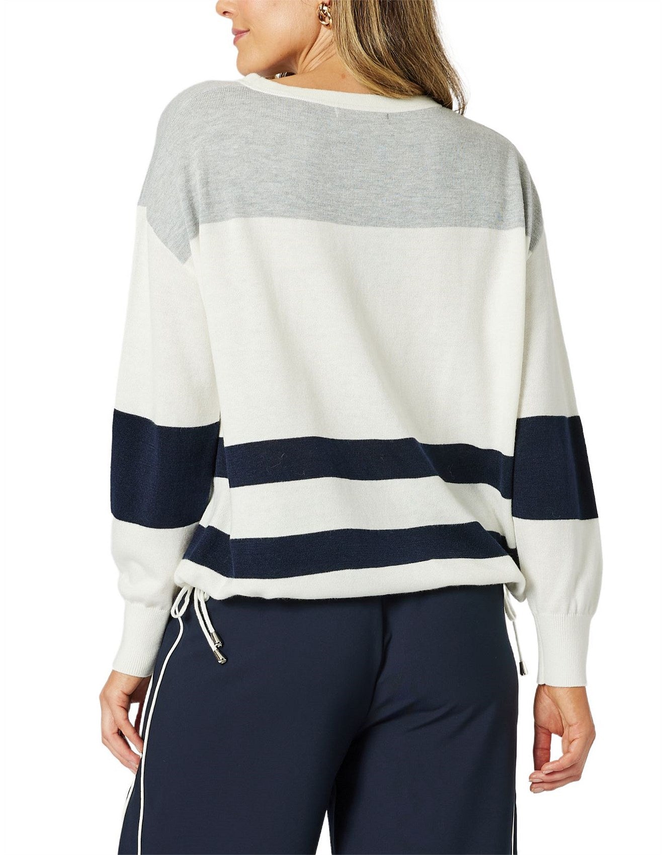 Lyla Knit Ivory/Midnight