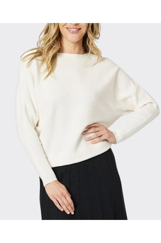 Carmen Batwing Knit Ivory