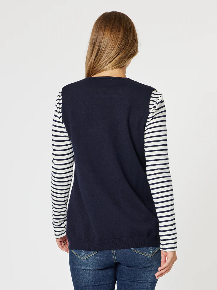 Vicky Vest Navy