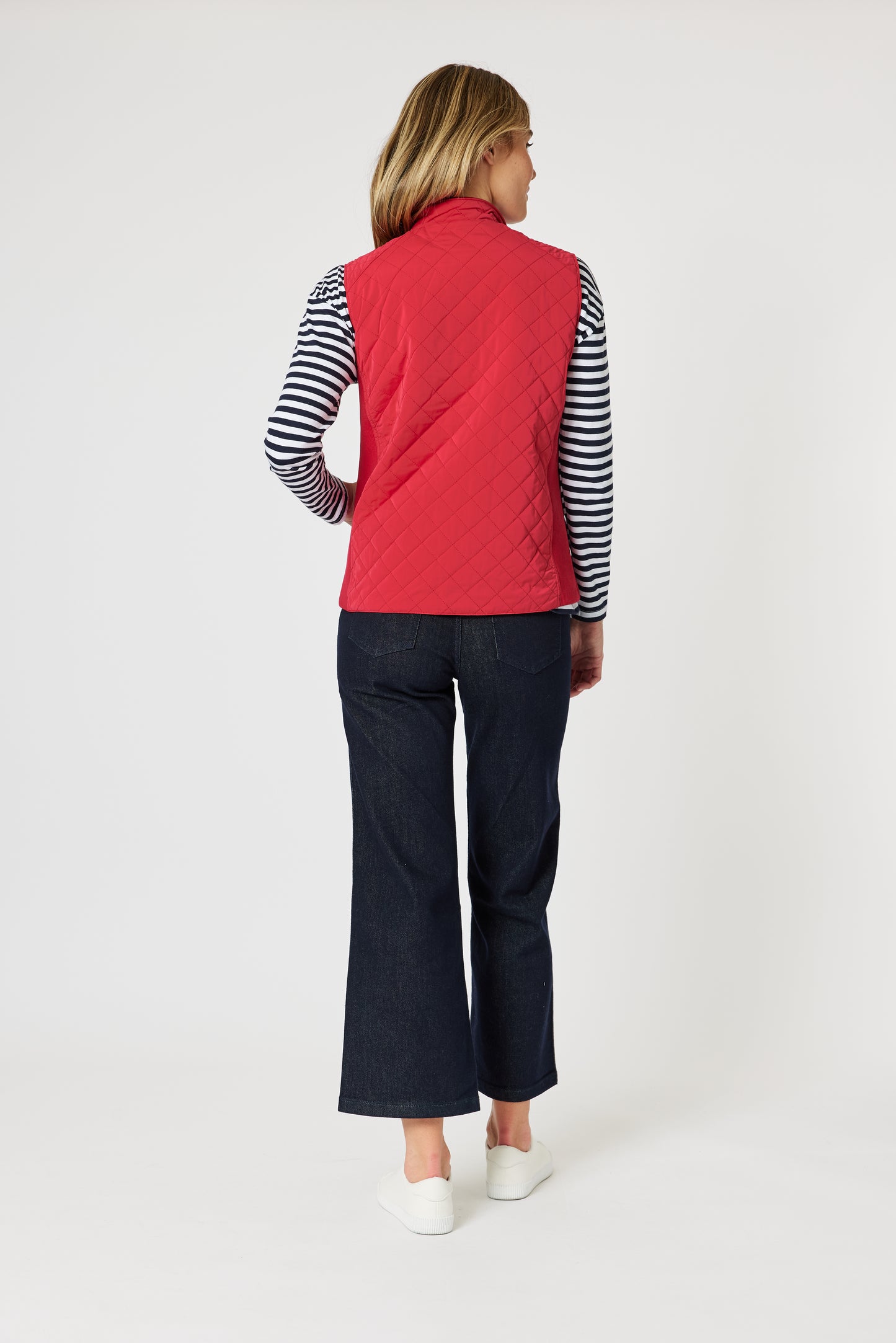 Brighton Puffer Vest Red