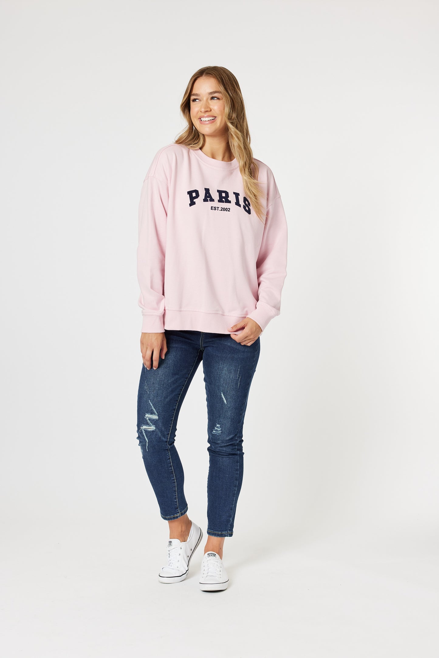 Paris Sweatshirt Pink