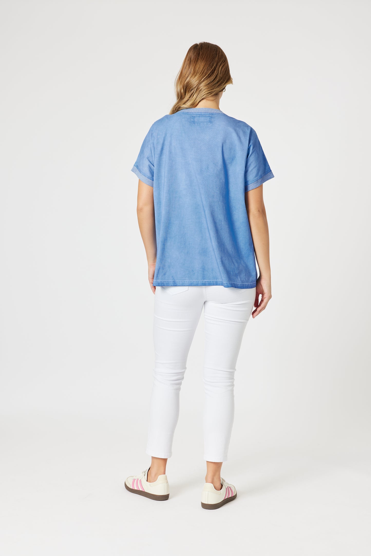 Sienna Top Washed Blue
