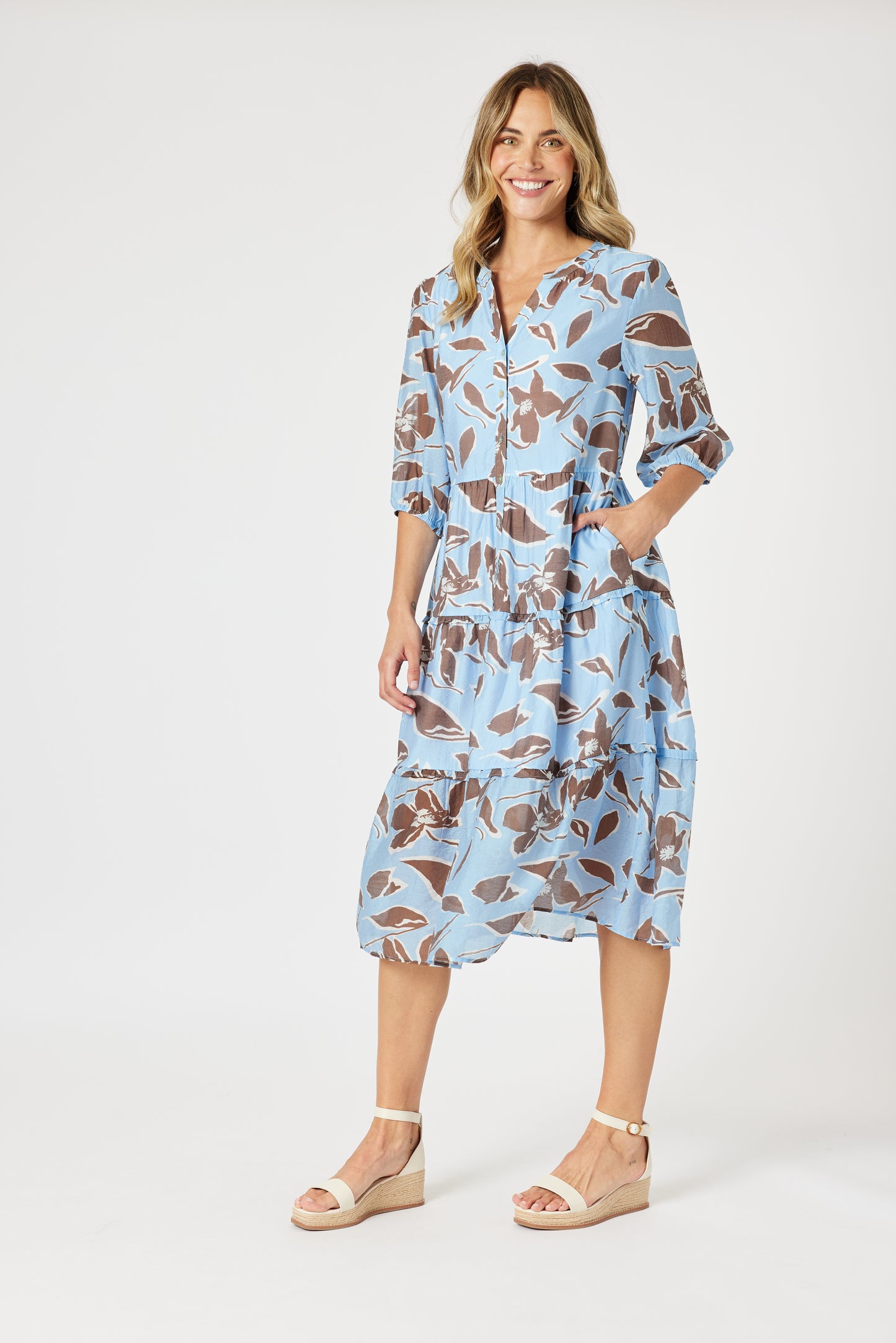 Kensington Dress Blue Koko