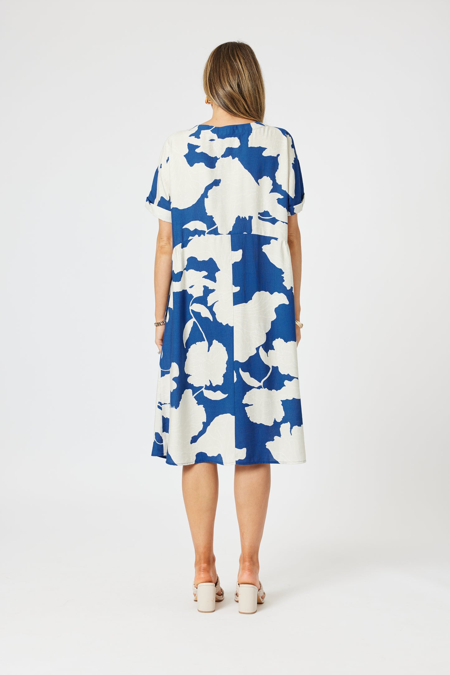 Barcelona Dress Blue/Natural