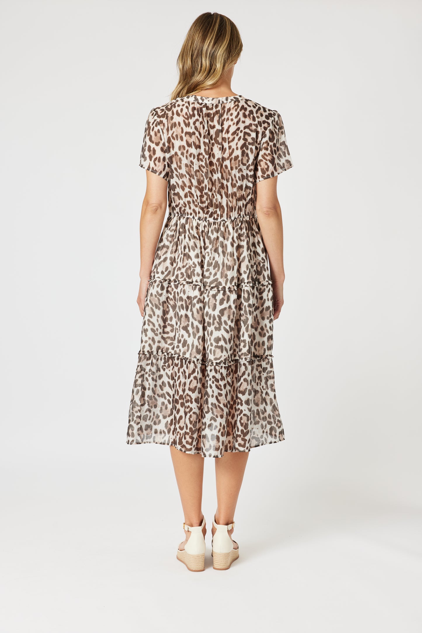 On Safari Dress Natural Multi