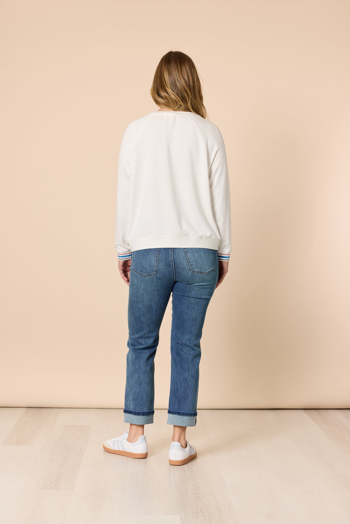 Retro Cuff Jean Denim