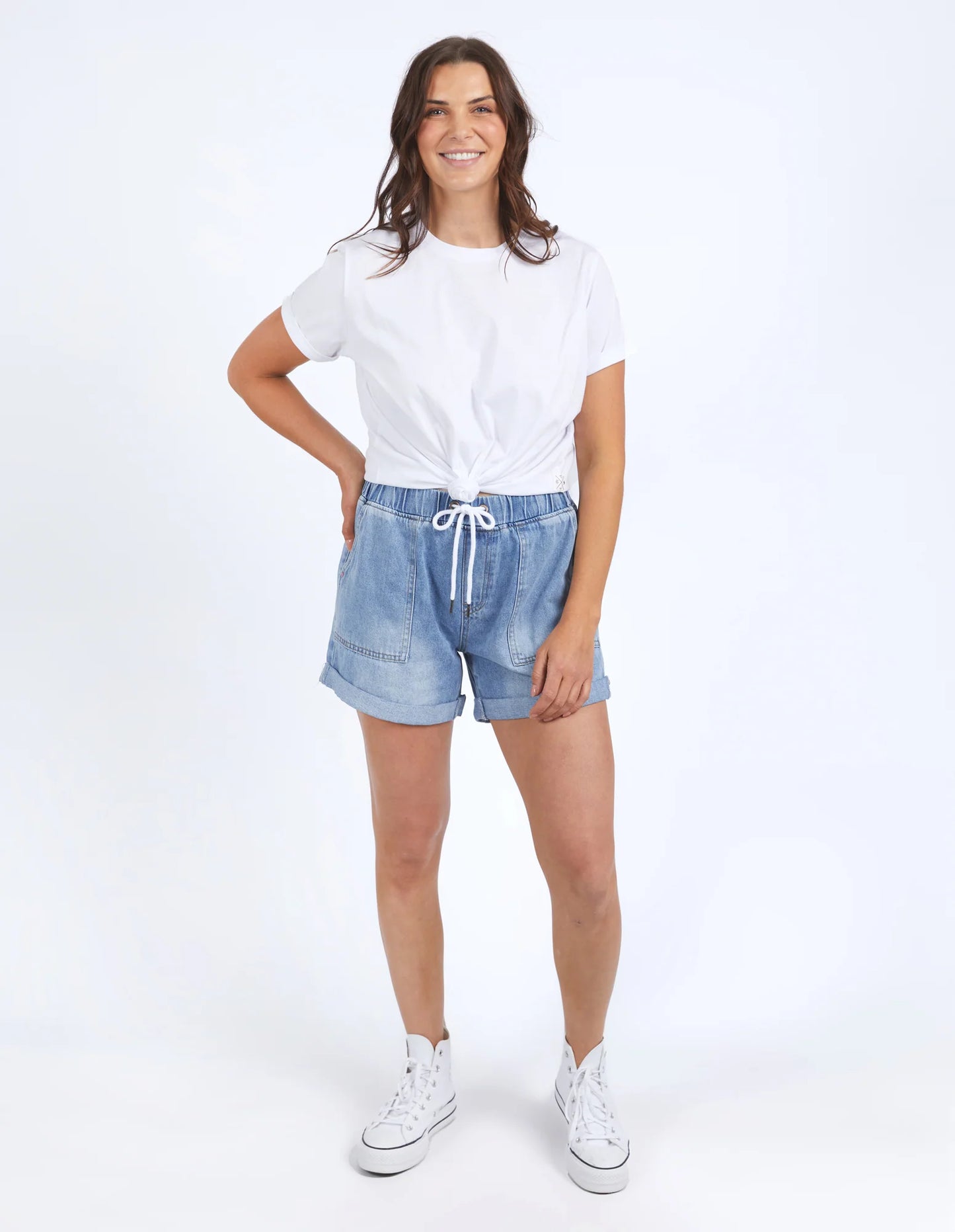 Elm Knot Tee White
