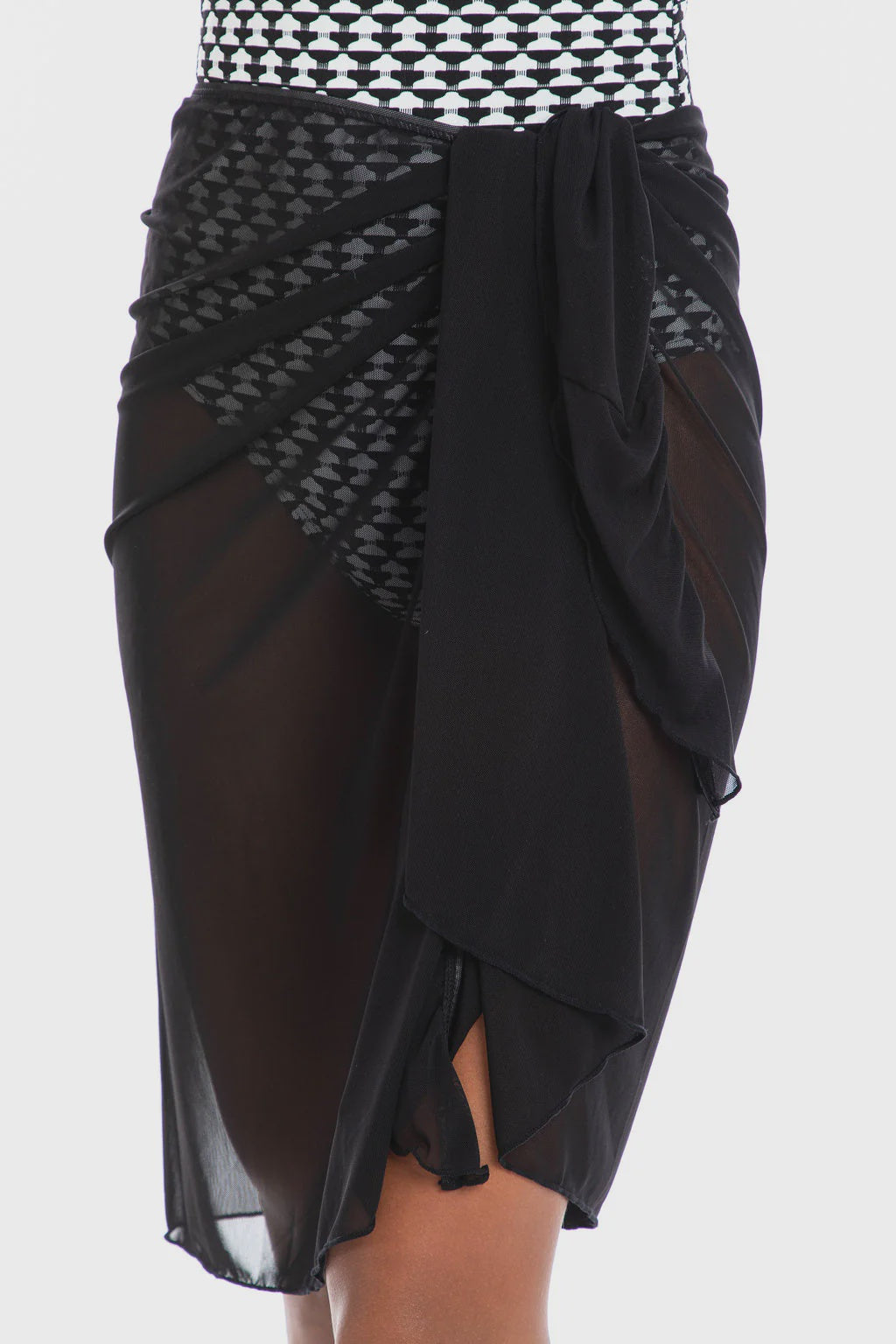 Black Mesh Sarong