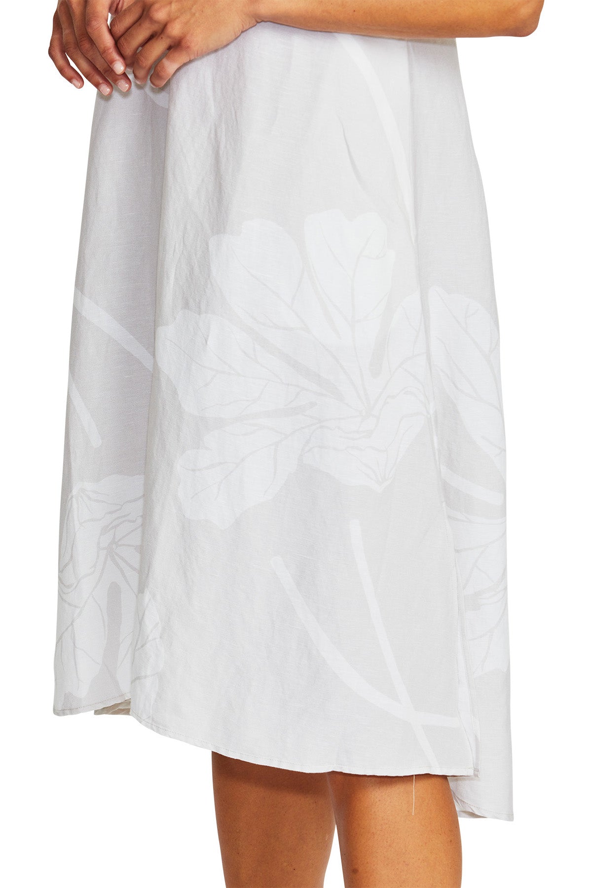 Alias Midi Dress Flax/White