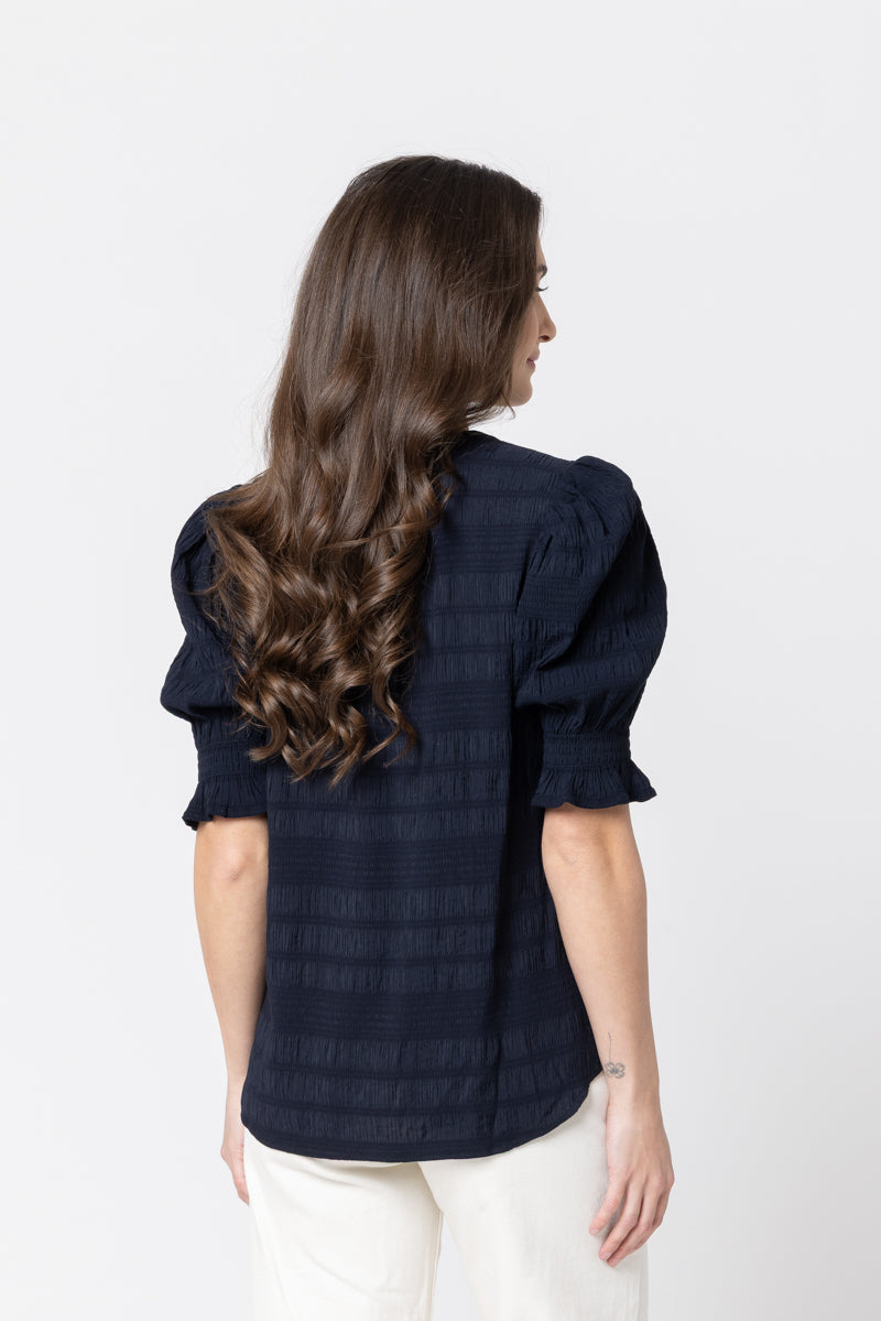 Butterfly Top Navy