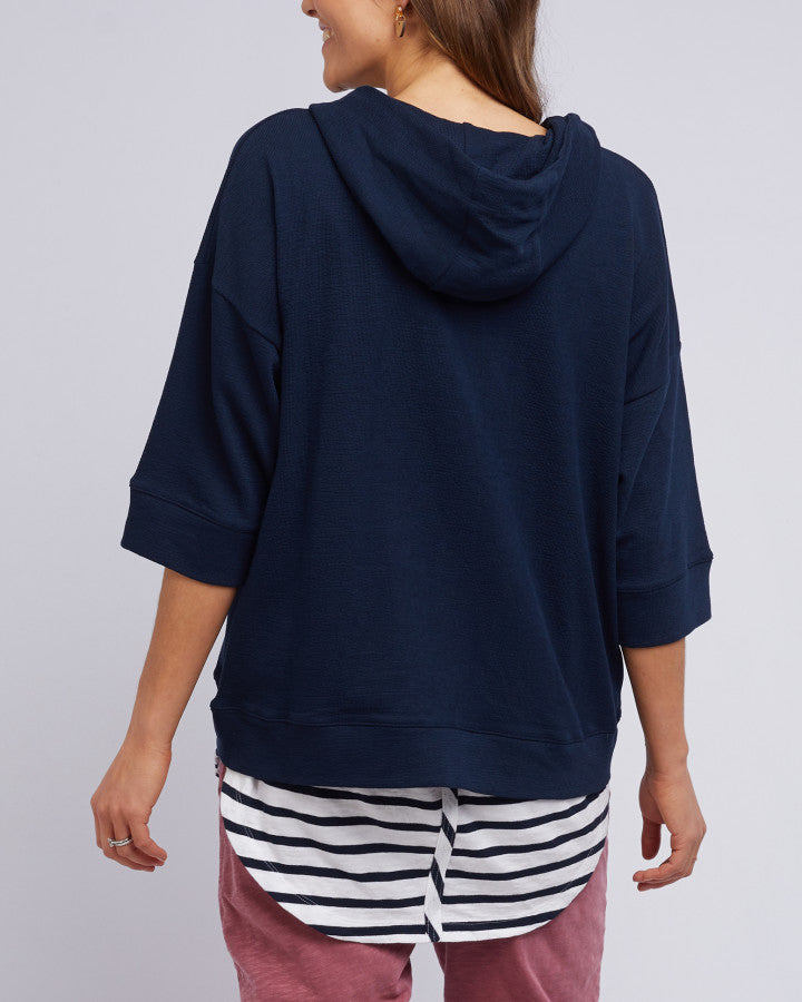 Beachy Hoodie Navy