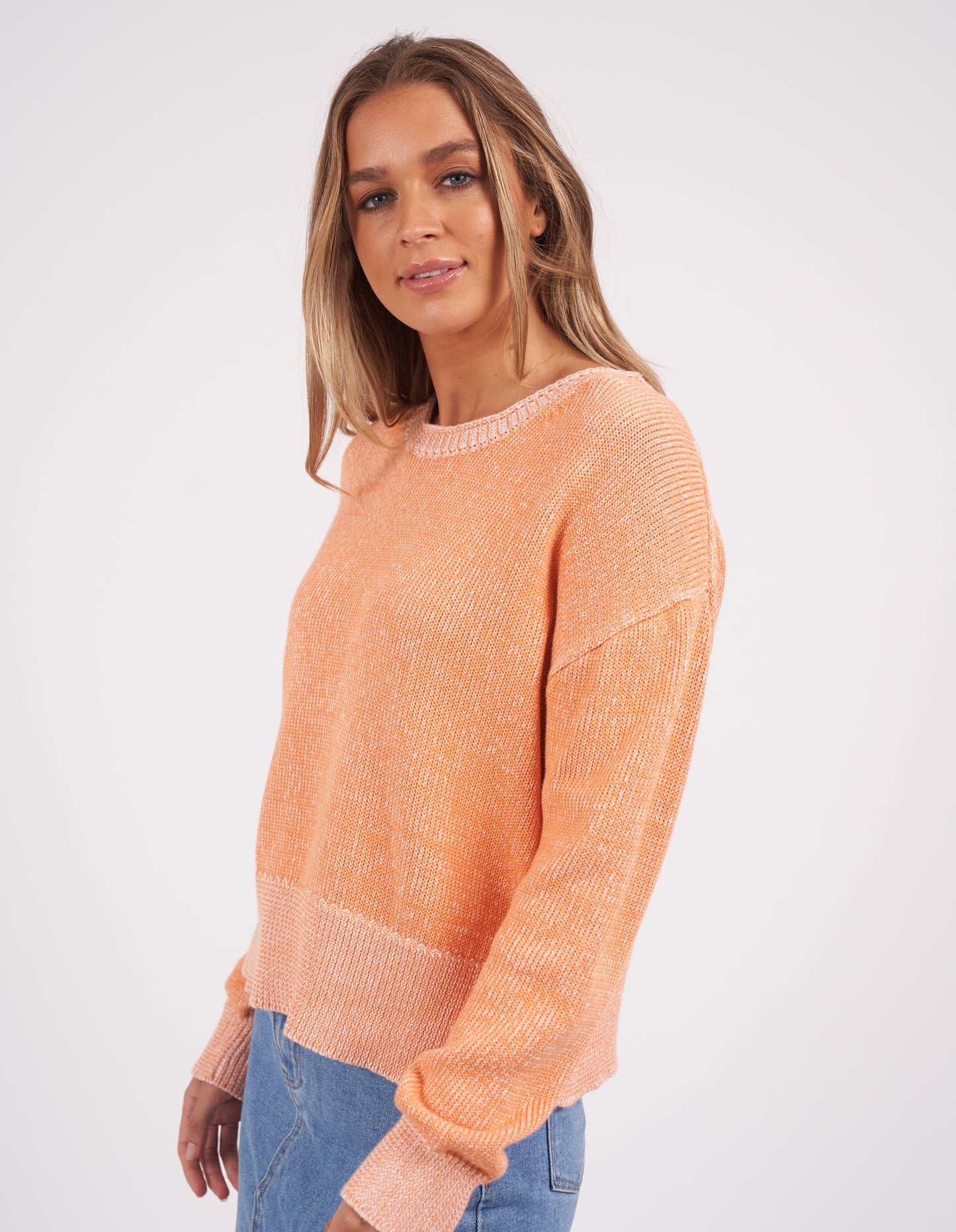 Wrenley Knit Tangerine