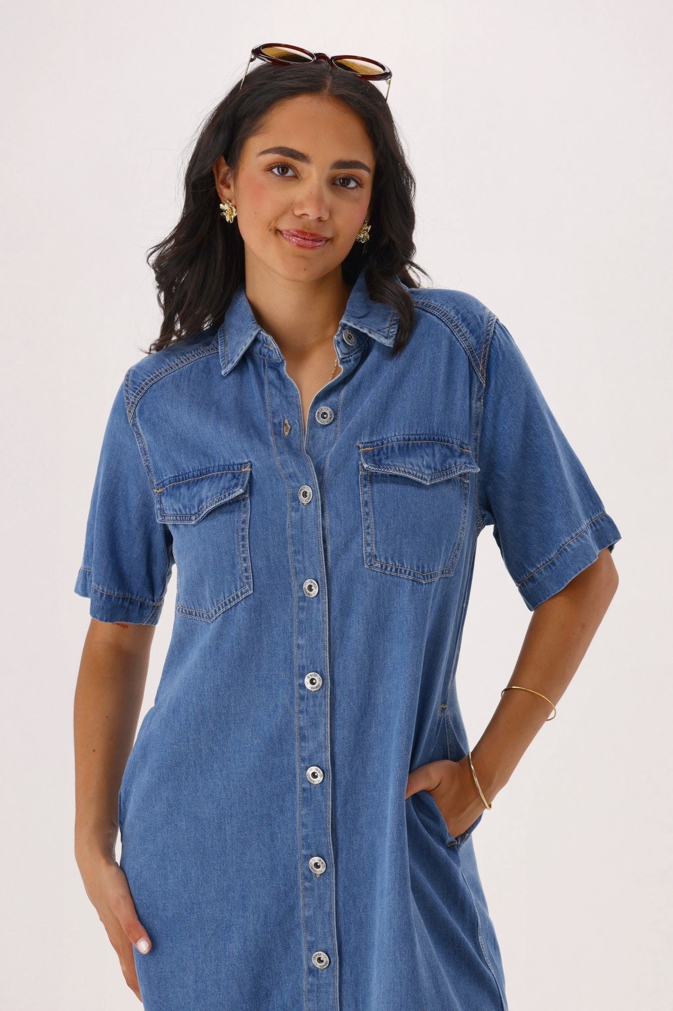 Cora Denim Dress