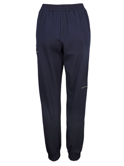 Tracey Zip Pocket Pant Navy