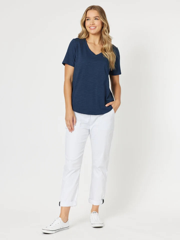 Isabella Cotton Pant White