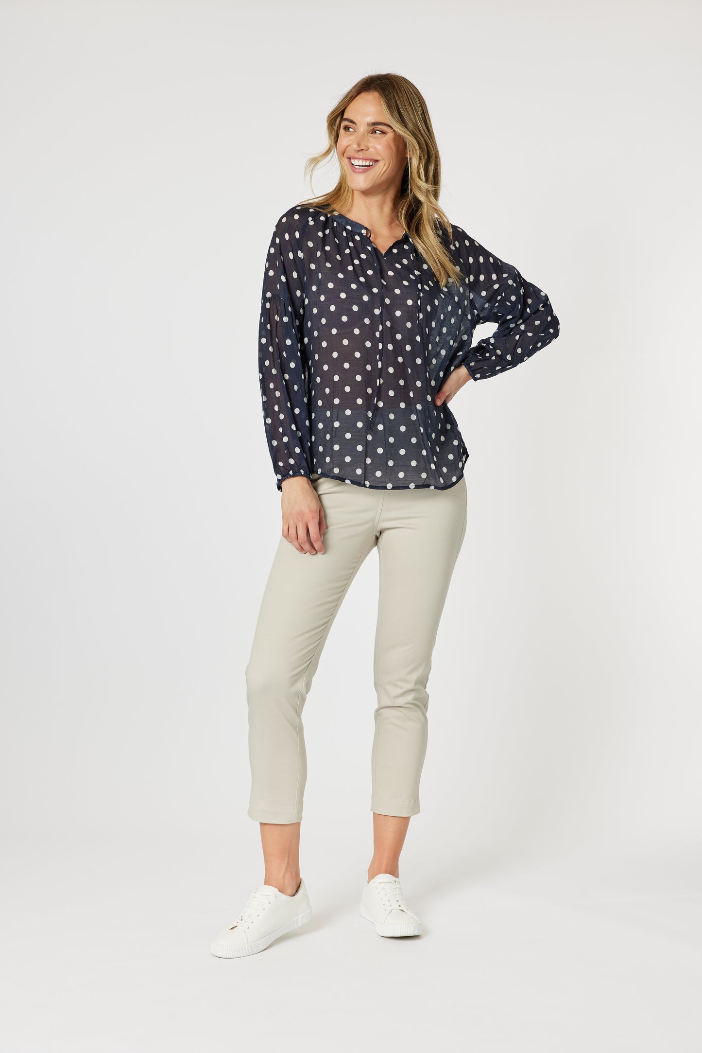 Sorrento Top Sheer Blouse