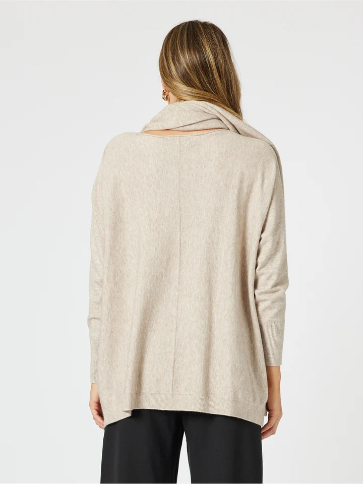 Remy Knit Natural with Scarf