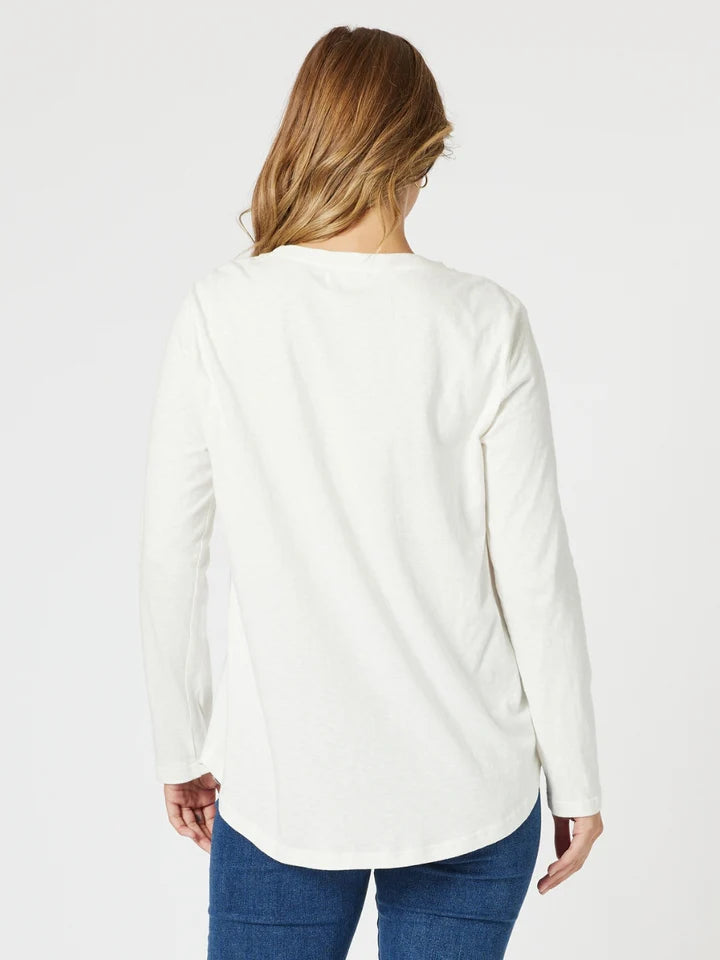 Vintage Tee White/Denim