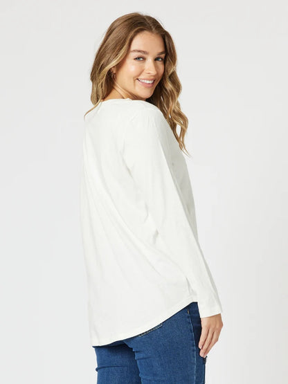 Vintage Tee Gold/White