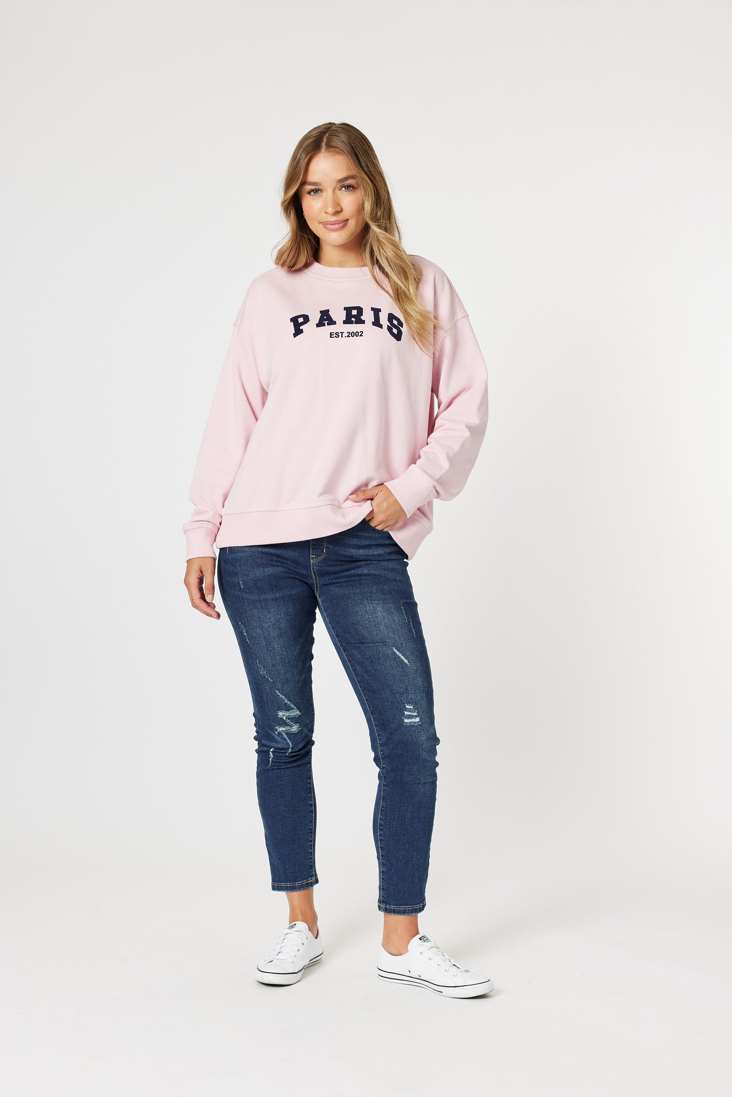 Paris Sweatshirt Pink
