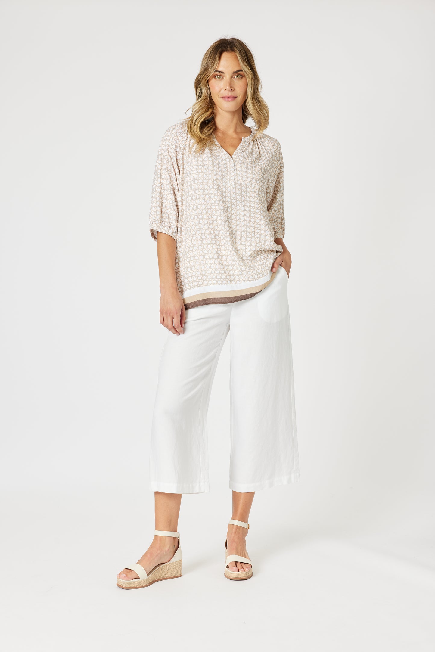 Rattan Top Natural/White