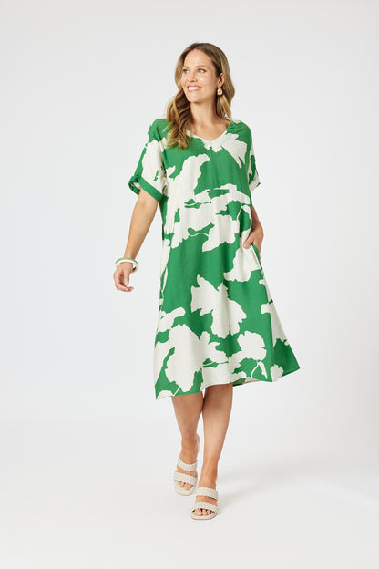 Barcelona Dress Elm Green