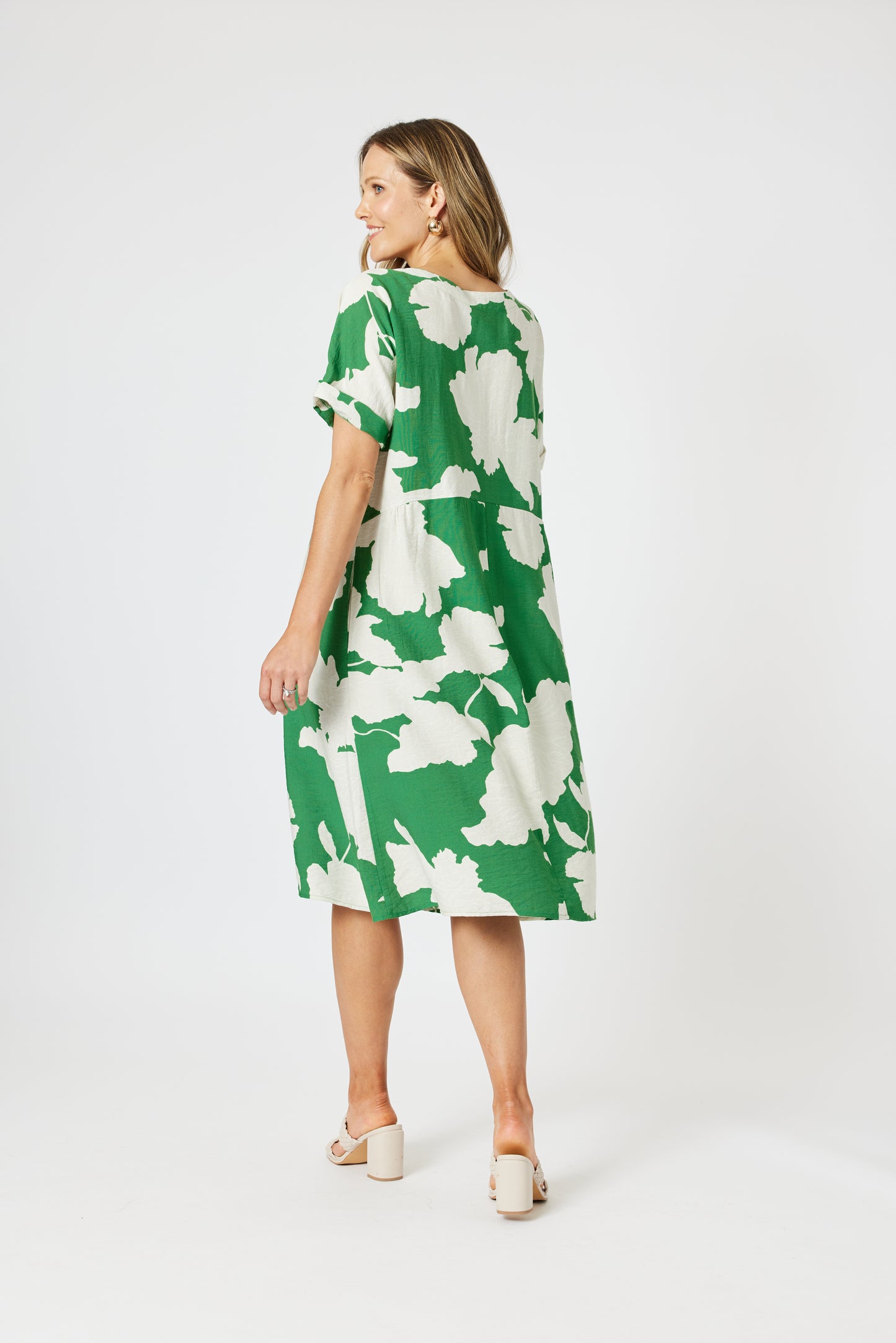 Barcelona Dress Elm Green