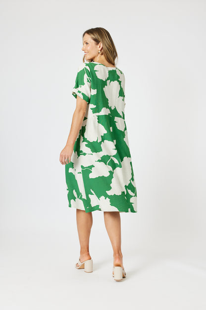 Barcelona Dress Elm Green