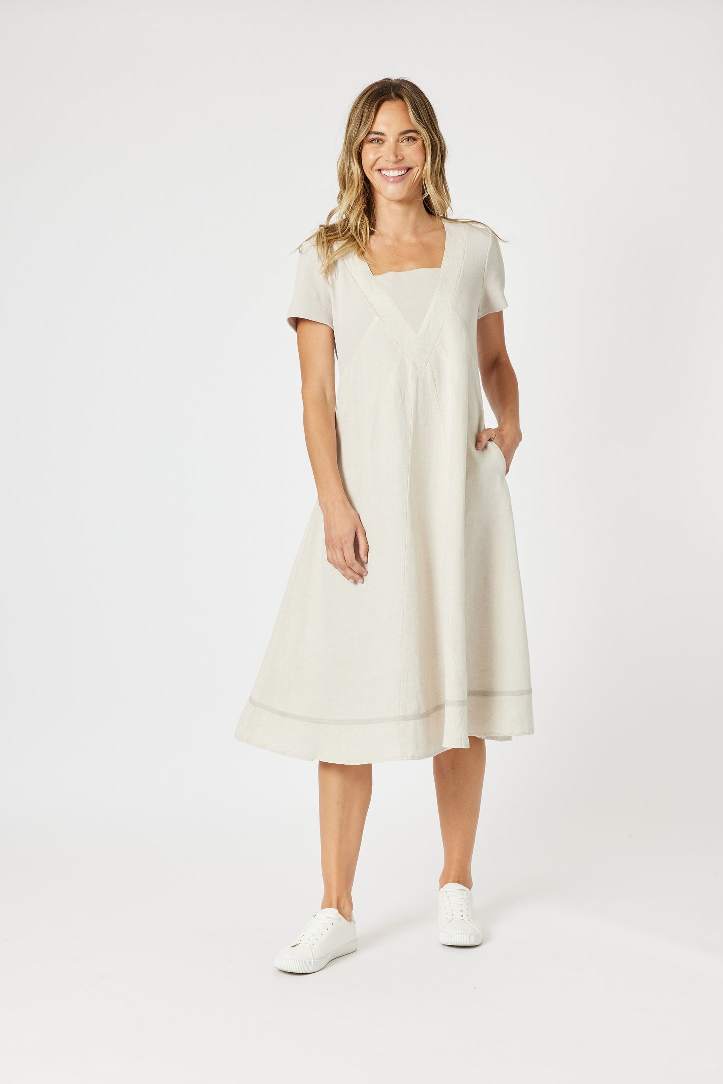 Lino Le Marais Dress Natural