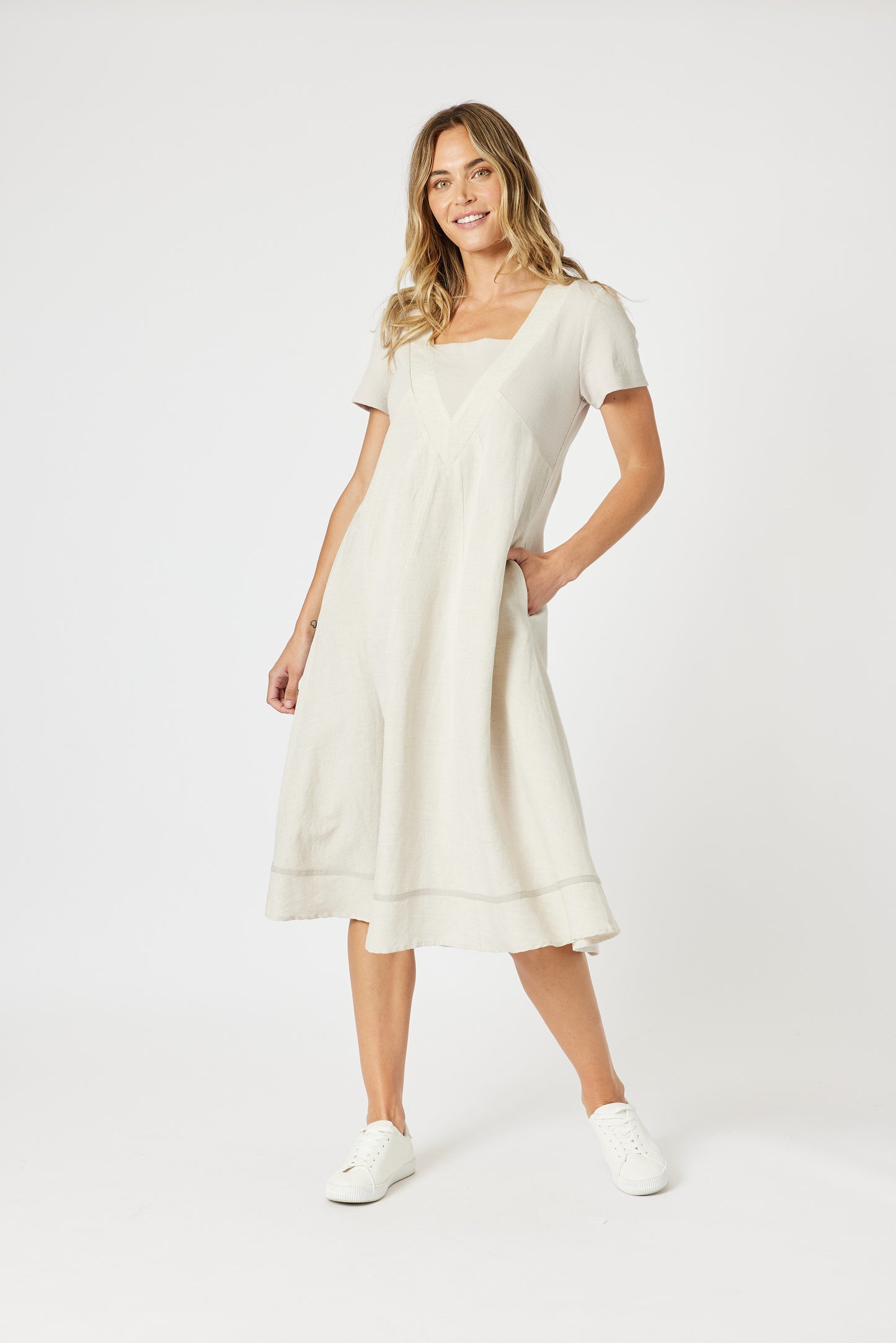 Lino Le Marais Dress Natural