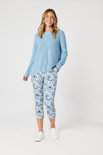 Alexandria Pant Blue/White
