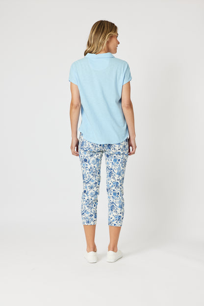Alexandria Pant Blue/White