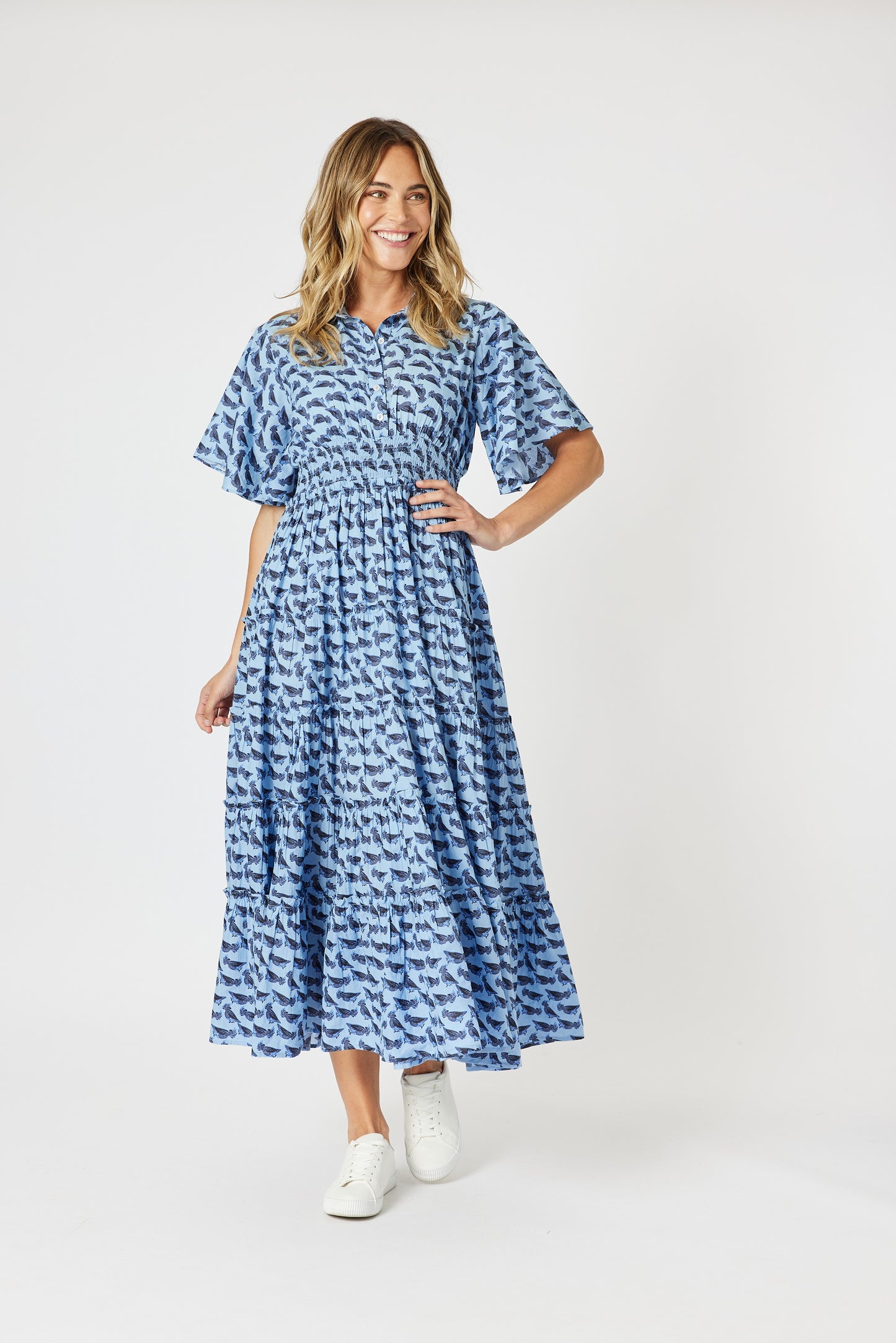 Blue Cockatoo Dress