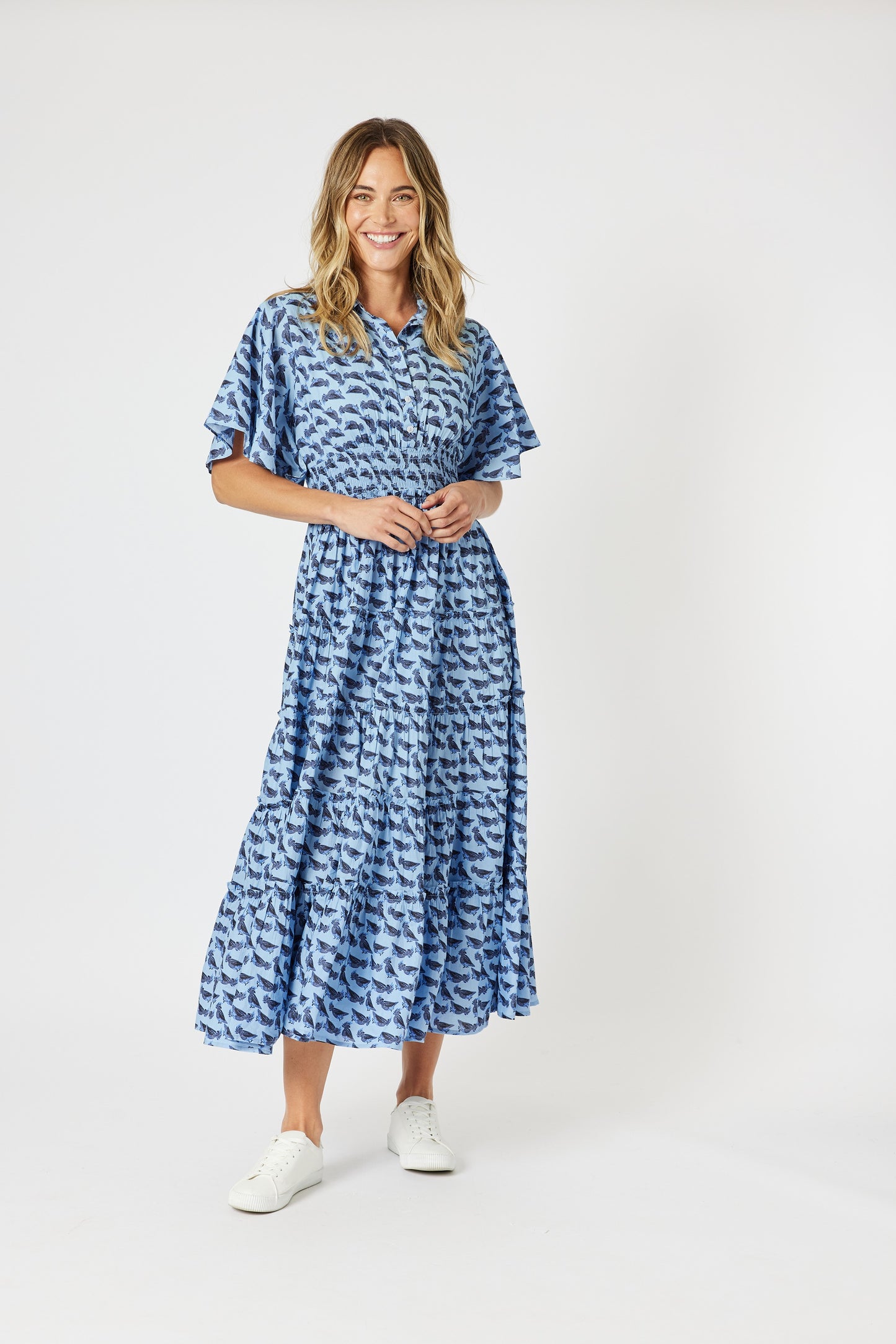 Blue Cockatoo Dress