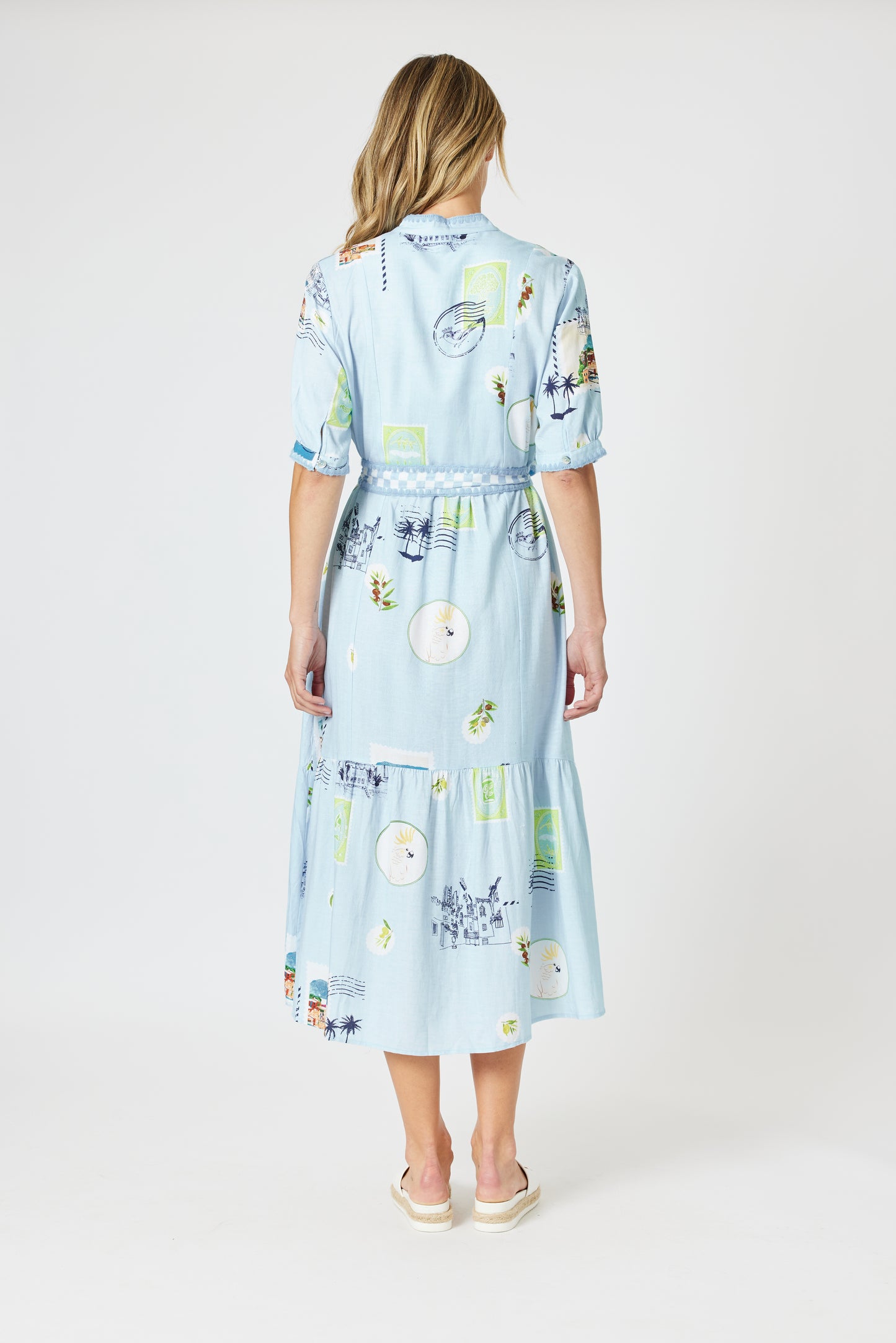 Destination Maxi Dress Pale Blue