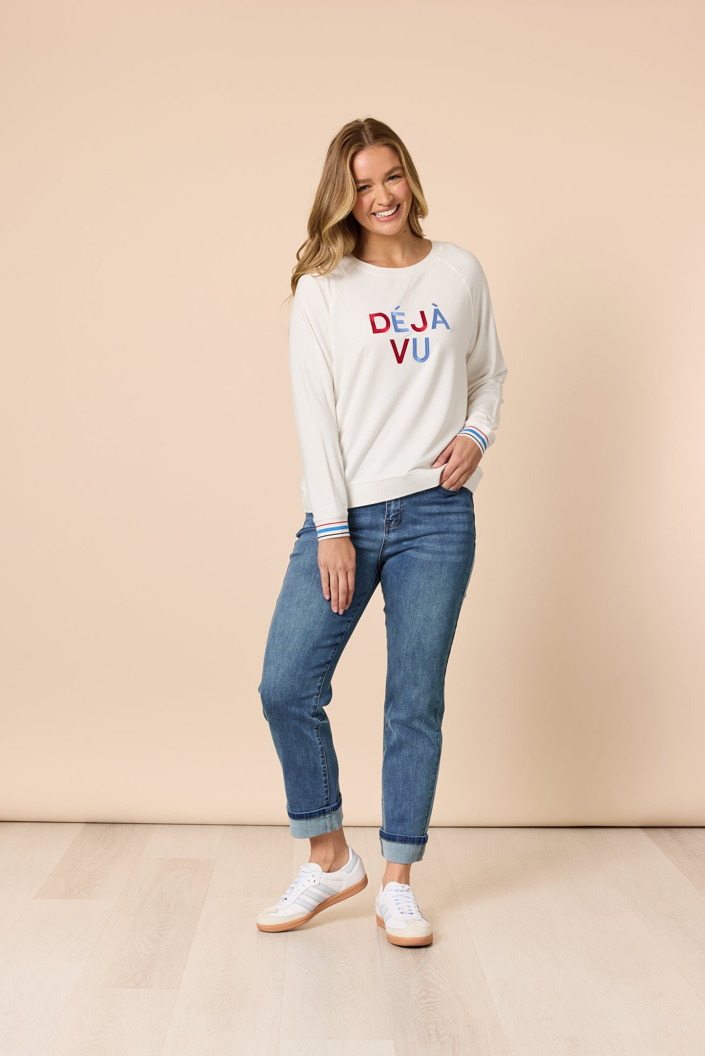 Retro Cuff Jean Denim