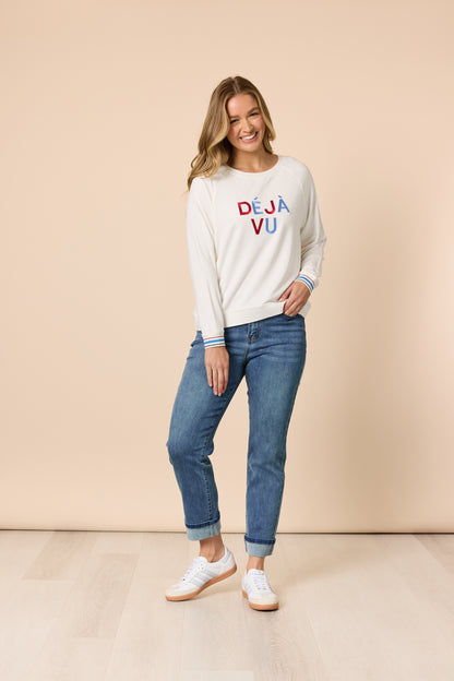 Retro Cuff Jean Denim