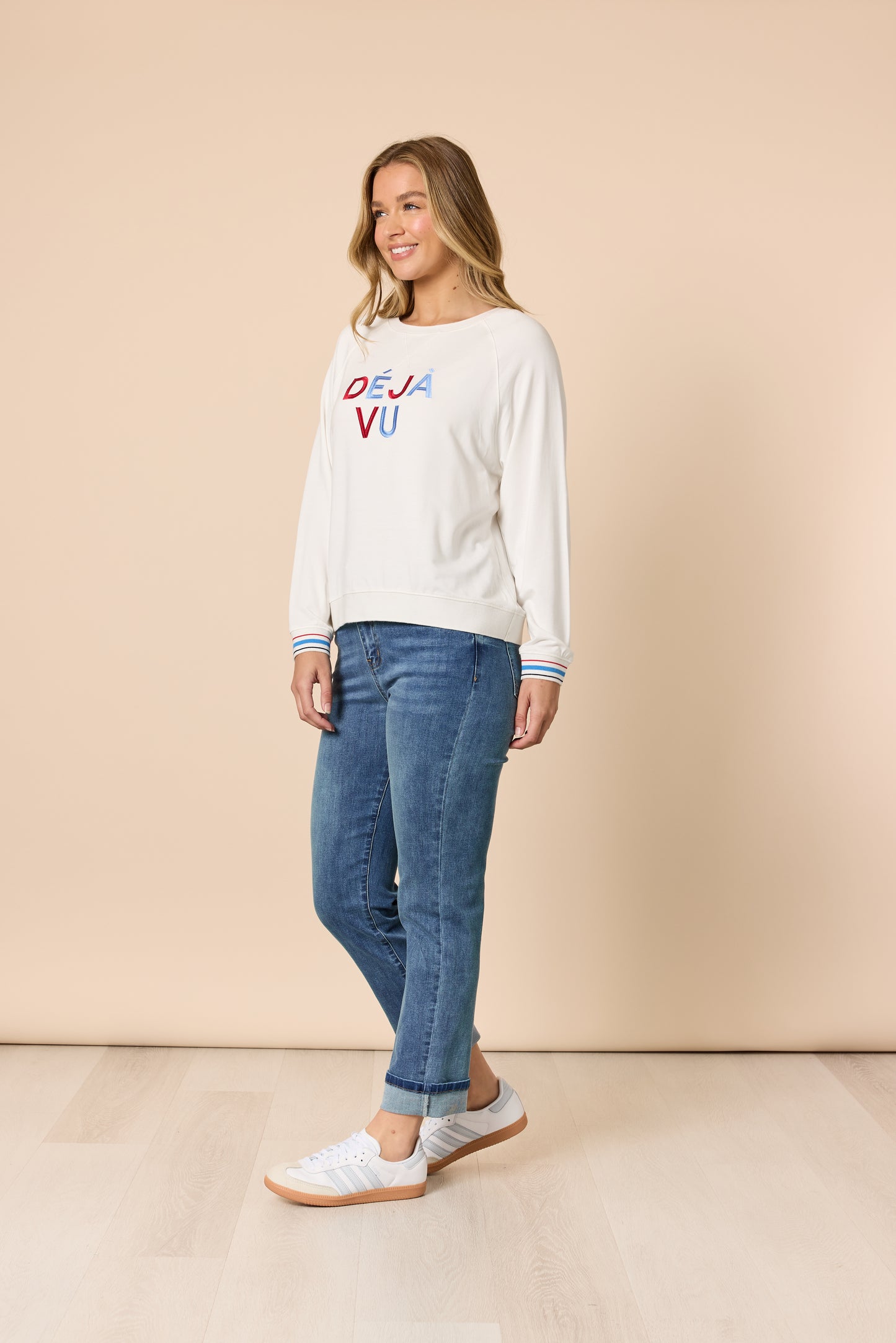 Retro Cuff Jean Denim