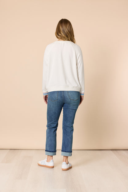 Retro Cuff Jean Denim
