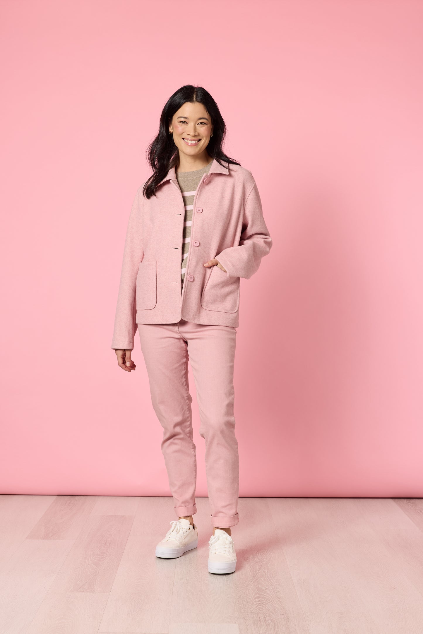 Montana Car Coat Blush