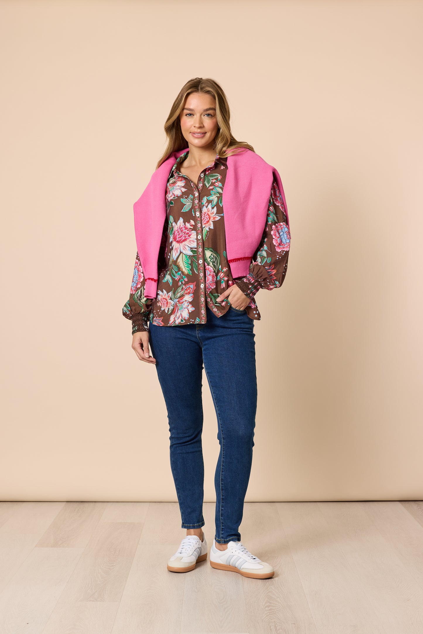 Bouquet Print Shirt