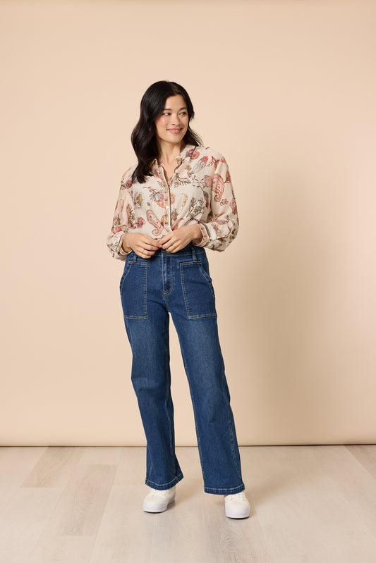 Arizona Shirt Natural Multi