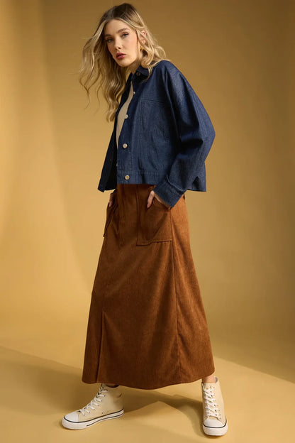Austin Denim Crop Jacket Indigo