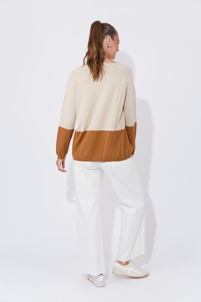 Casablanca Block Knit Sand/Dune
