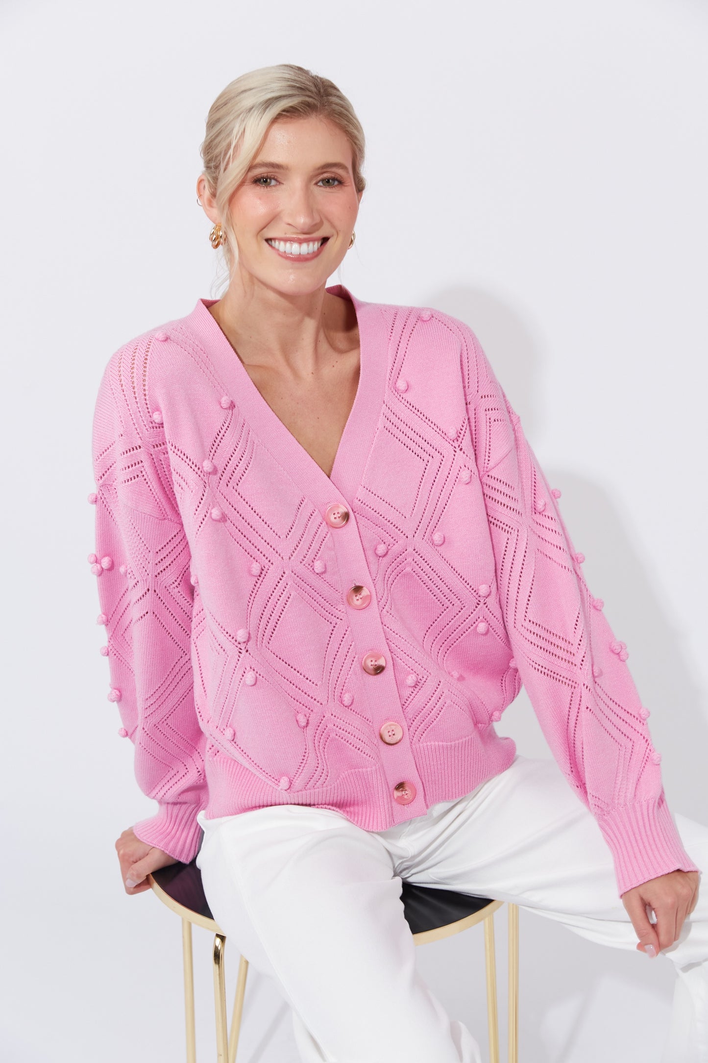 Corfu Cardigan Musk