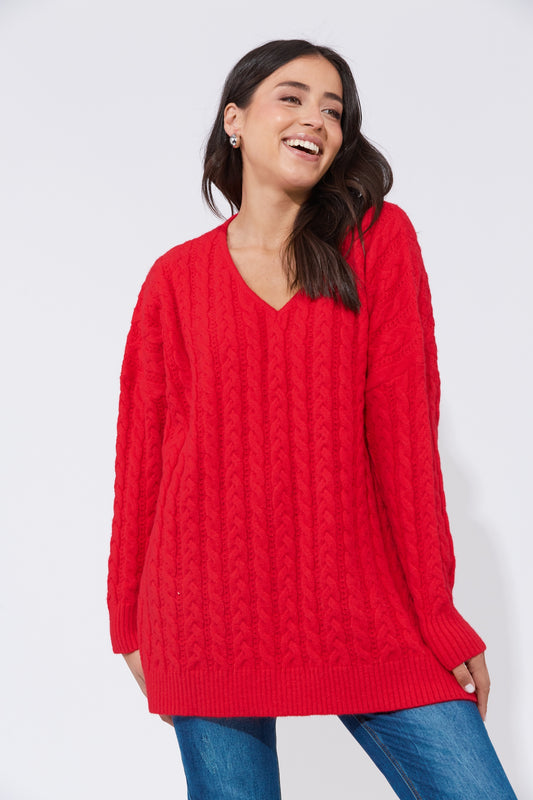 Cadiz Jumper Chilli