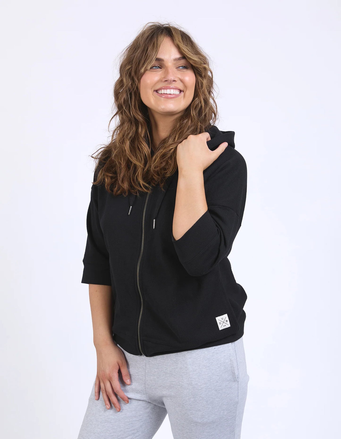 Beachy Hoodie Black