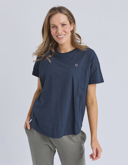 Halli S/S Tee Navy