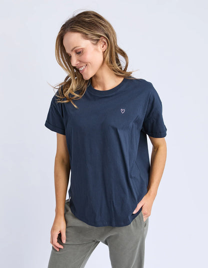 Halli S/S Tee Navy